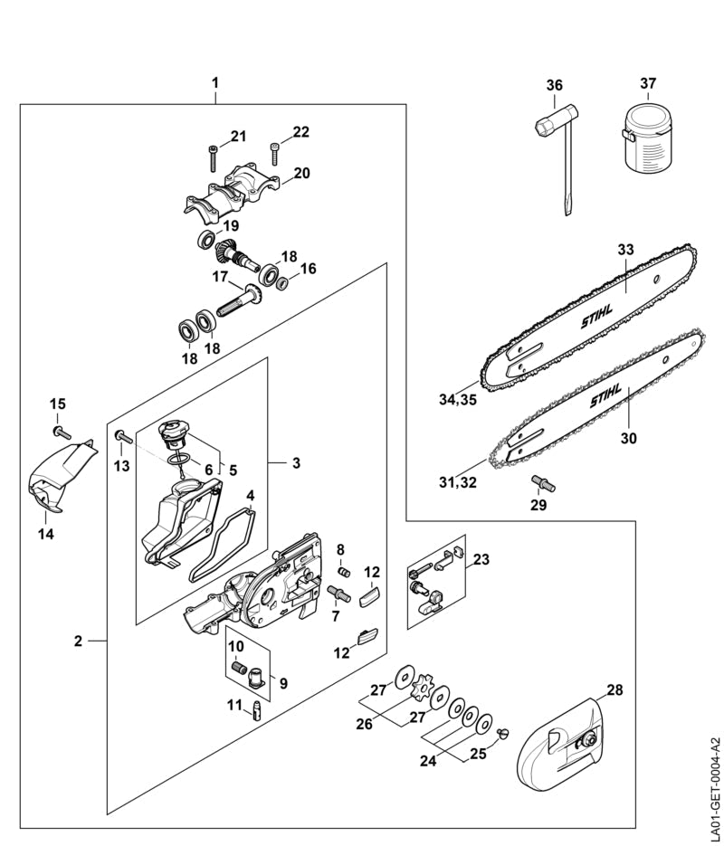 STIHL 00009511100 - Screw