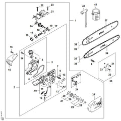 STIHL 41826400557 - Gear housing