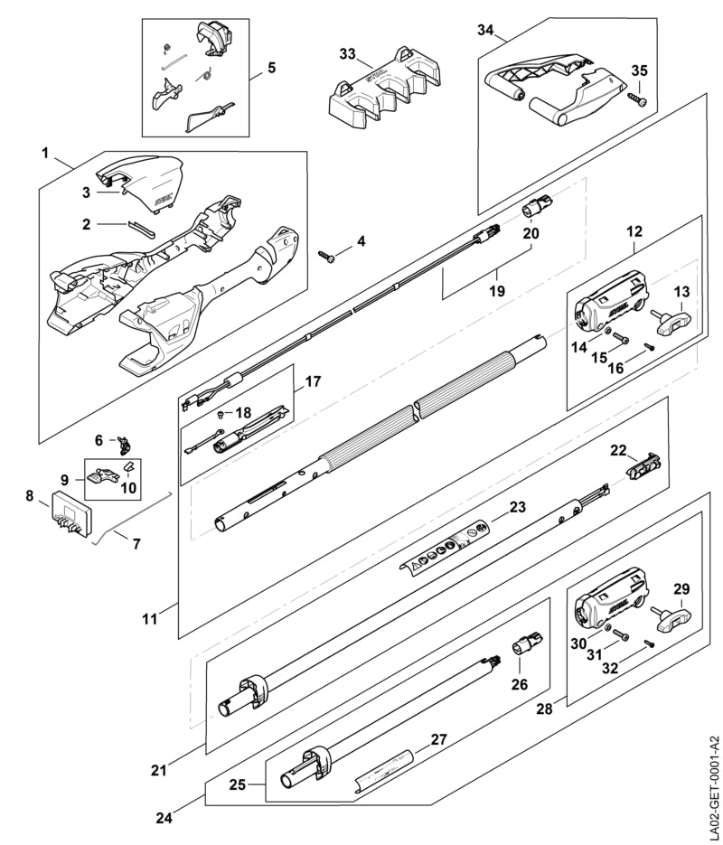 STIHL 00009677376 - Warning pictogram