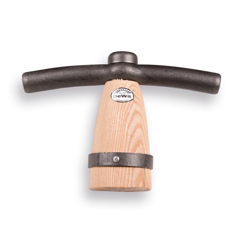 De Wit Batte de paveur à tête en frêne