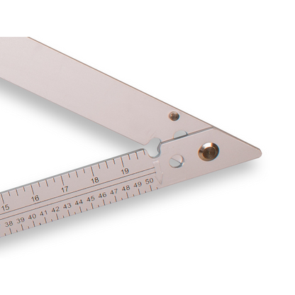 Labora Équerre pliante en aluminium - 60 x 60 cm