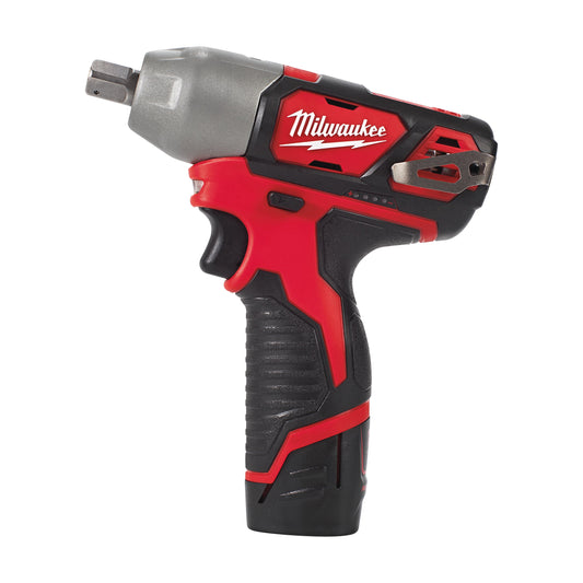 Milwaukee M12 BIW12-202C Clé à chocs 1/2˝ subcompacte sur batterie – batteries et chargeur inclus