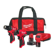 Milwaukee M12 kit compact sans balais