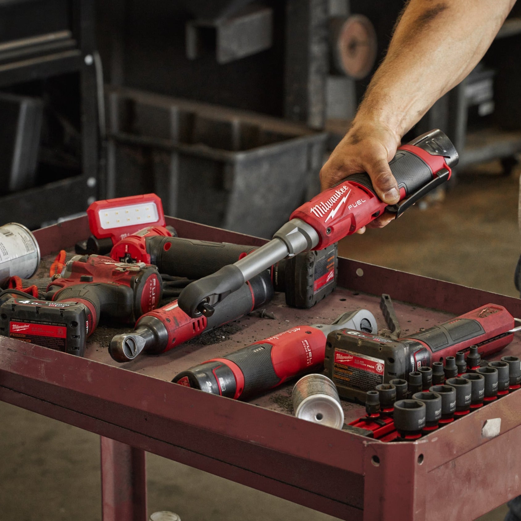 Milwaukee FHIR14LR M12 FUEL ¼″ clé à cliquet haute vitesse à col long