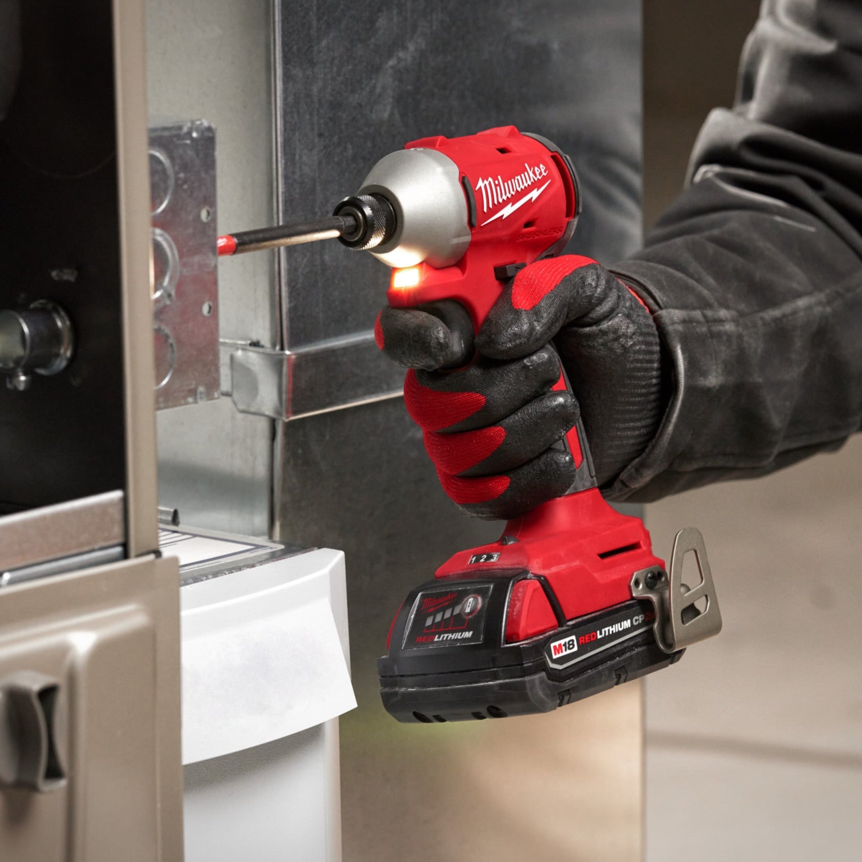 Milwaukee M18 BLIDR-0X visseuse à chocs Hex 1/4˝ sans balais (3 modes)