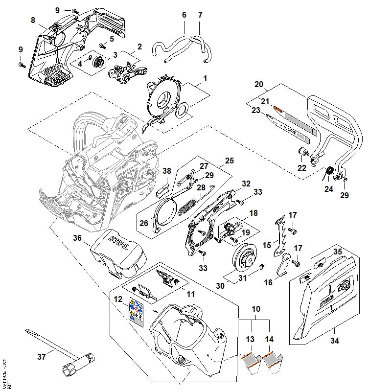STIHL 00007906106 - Screw assy.