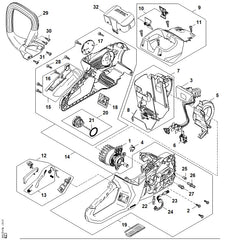 STIHL 12504300501 - Switch