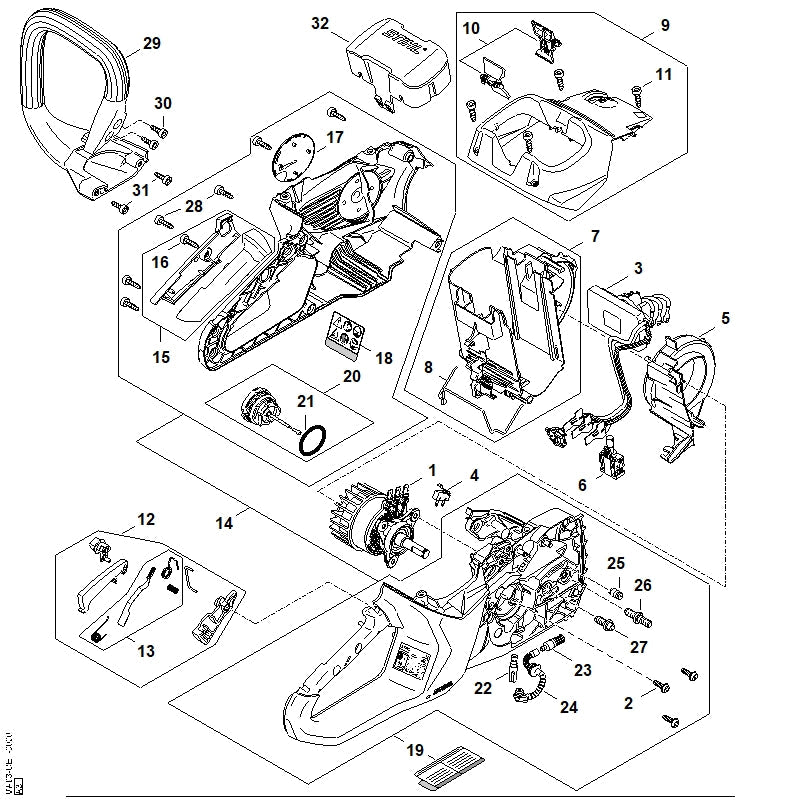 STIHL 12516000201 - Electric motor