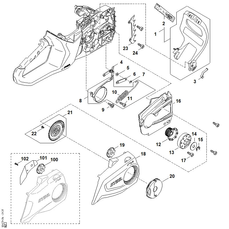 STIHL 12506407101 - Worm