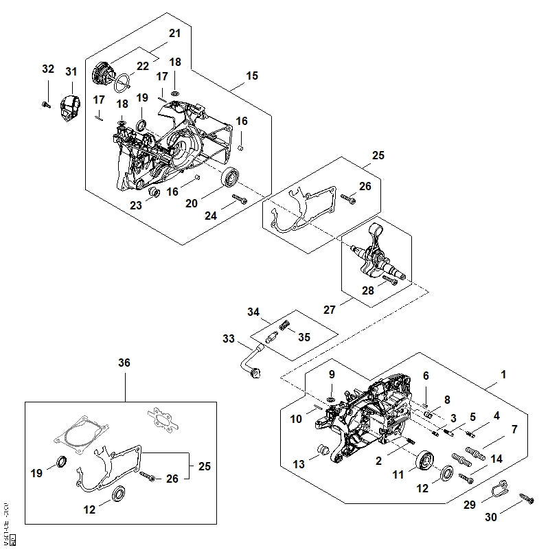 STIHL 11431625200 - Pin