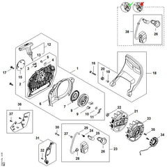 STIHL 00004481206 - Lead retainer
