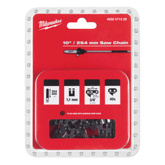 Chaîne de tronçonneuse Milwaukee M18 FOPH-CSA 3/8" - 25 cm