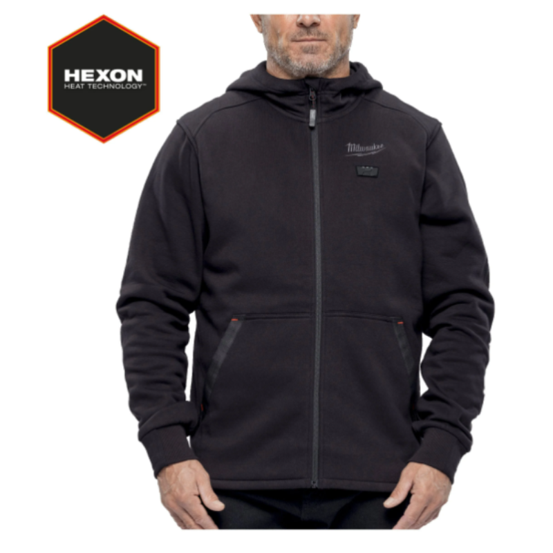 Milwaukee M12 HHBL5-0 Sweat à capuche chauffant - Noir - L