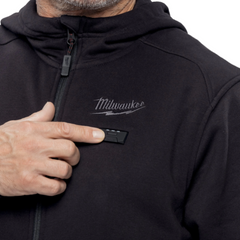 Milwaukee M12 HHBL5-0 Sweat à capuche chauffant - Noir - XL