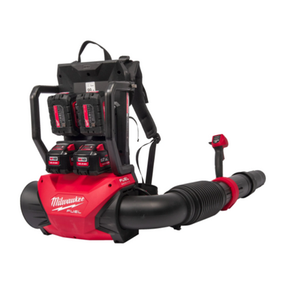 Milwaukee M18 F2BPB-124 Souffleur à dos double batterie – 4x batteries et chargeur inclus