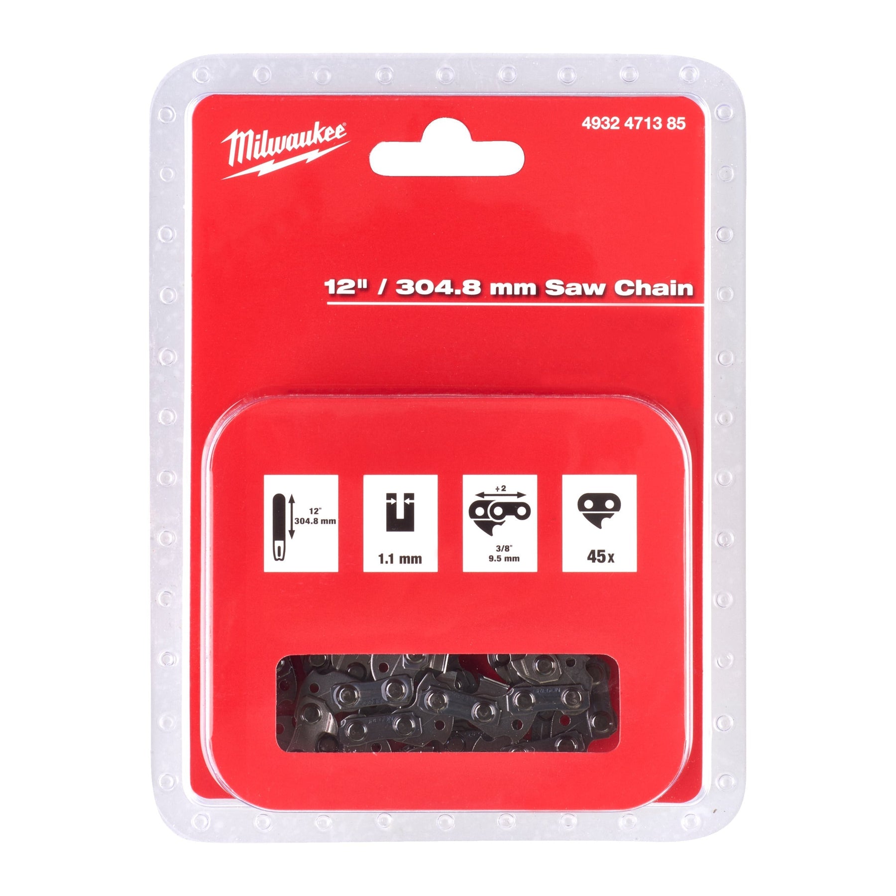 Chaîne de tronçonneuse Milwaukee M18 FCHSC 3/8" - 30 cm