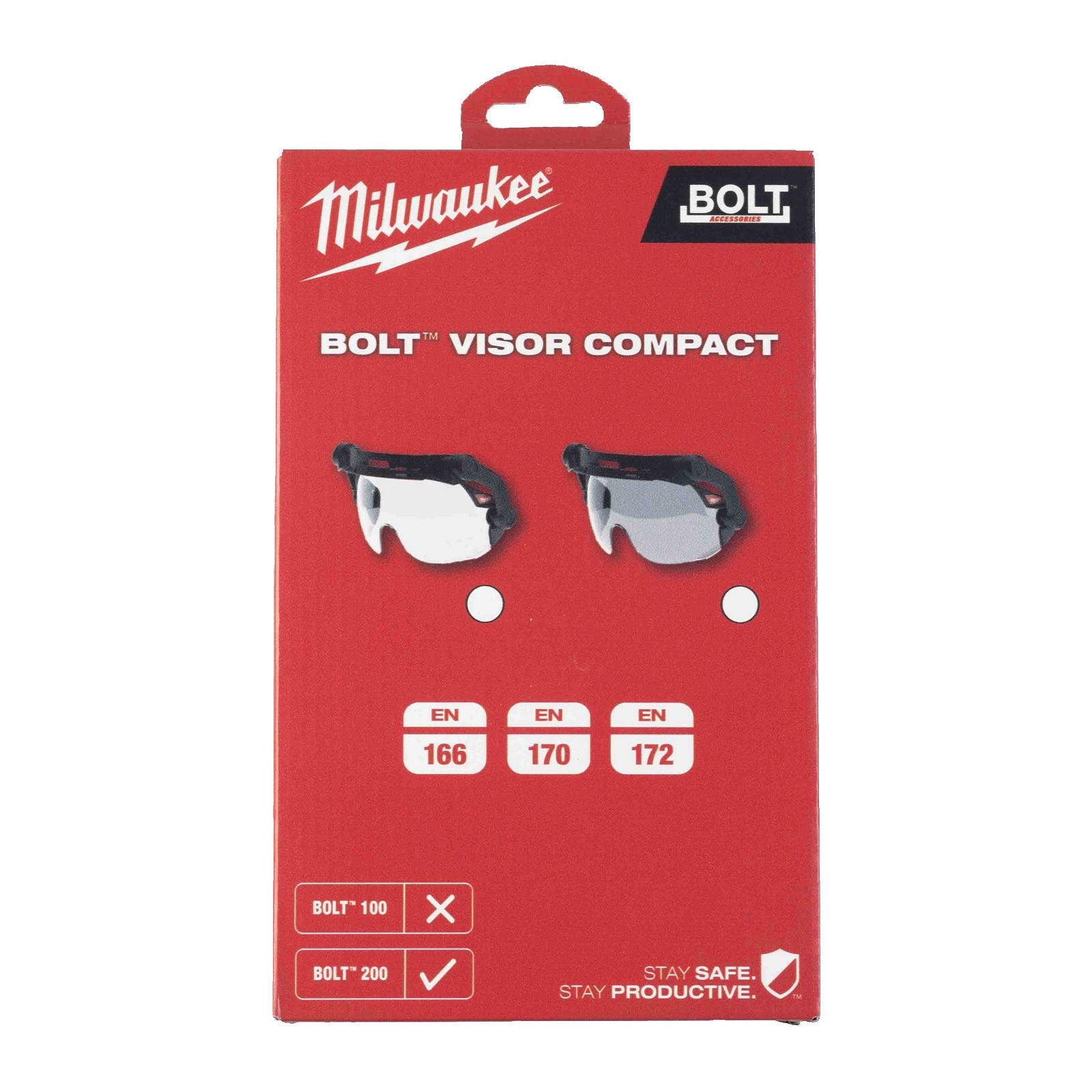 Milwaukee BOLT™ - Visière compacte - Clair