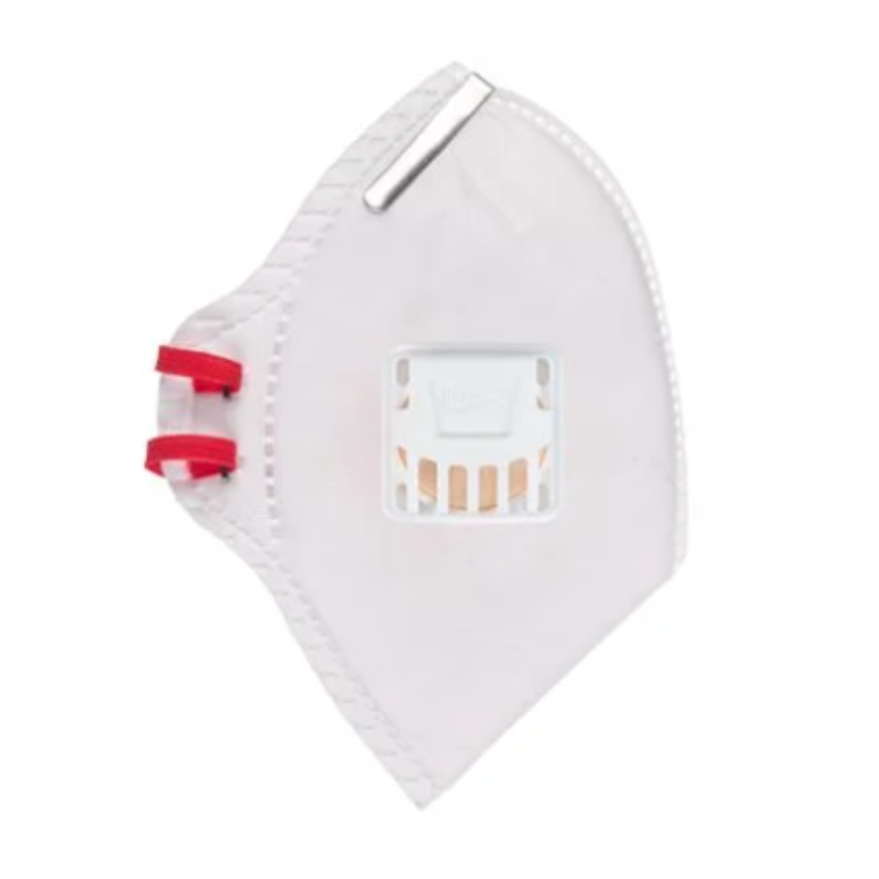 Milwaukee® Masques respiratoires FFP2 pliables avec valve d’expiration - 15 pièces