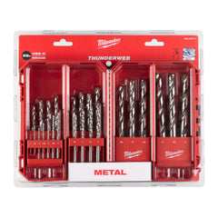 Milwaukee Coffret HSS-G Thunderweb - 25 pièces