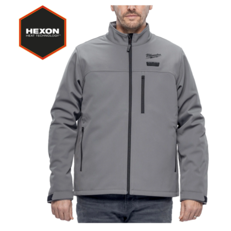 Milwaukee M12 HJGR6-0 Veste Chauffante Premium - Gris - L