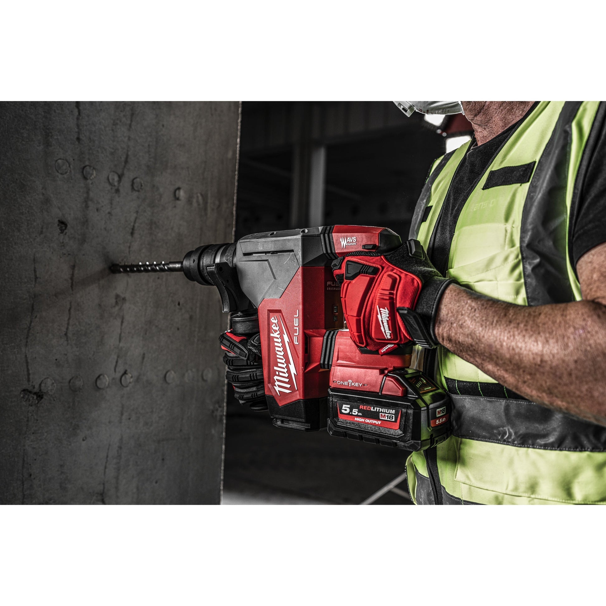 Milwaukee M18™ FUEL™ ONE-KEY™ Perforateur-burineur SDS-Plus sans fil