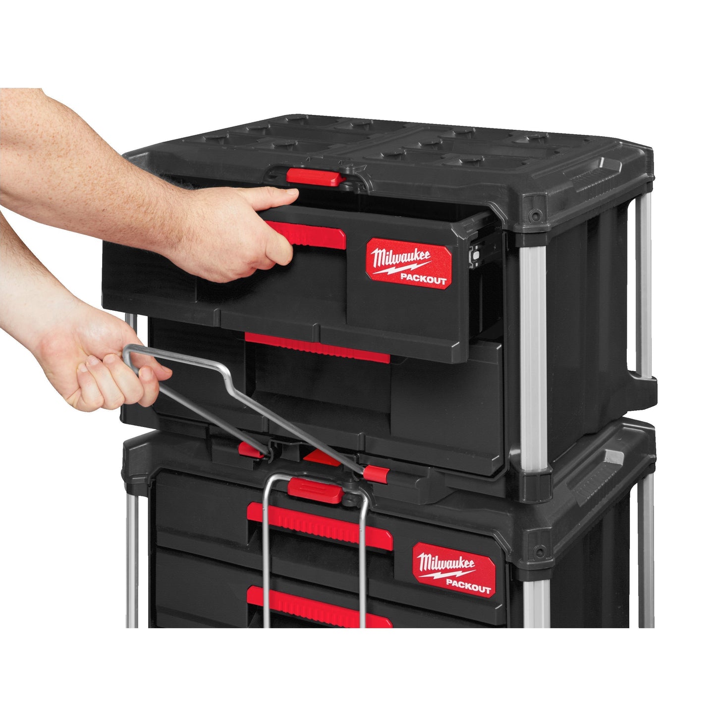 Milwaukee PACKOUT™ Coffret à outils - 2 tiroirs