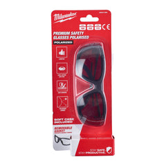 Lunettes de protection Premium Milwaukee polarisées avec joint