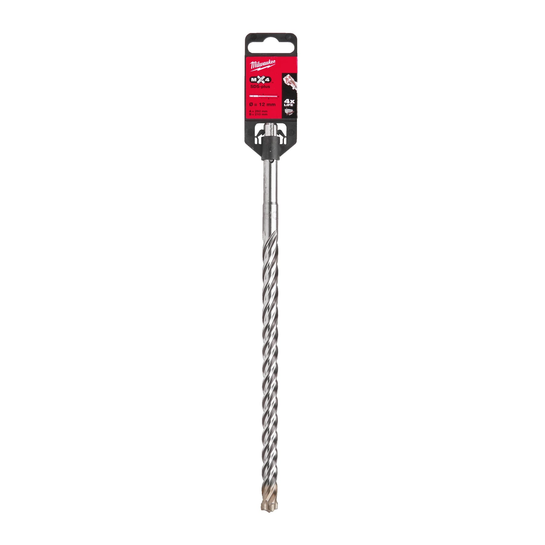 Milwaukee SDS-Plus MX4 - Foret béton - 12 x 260 mm