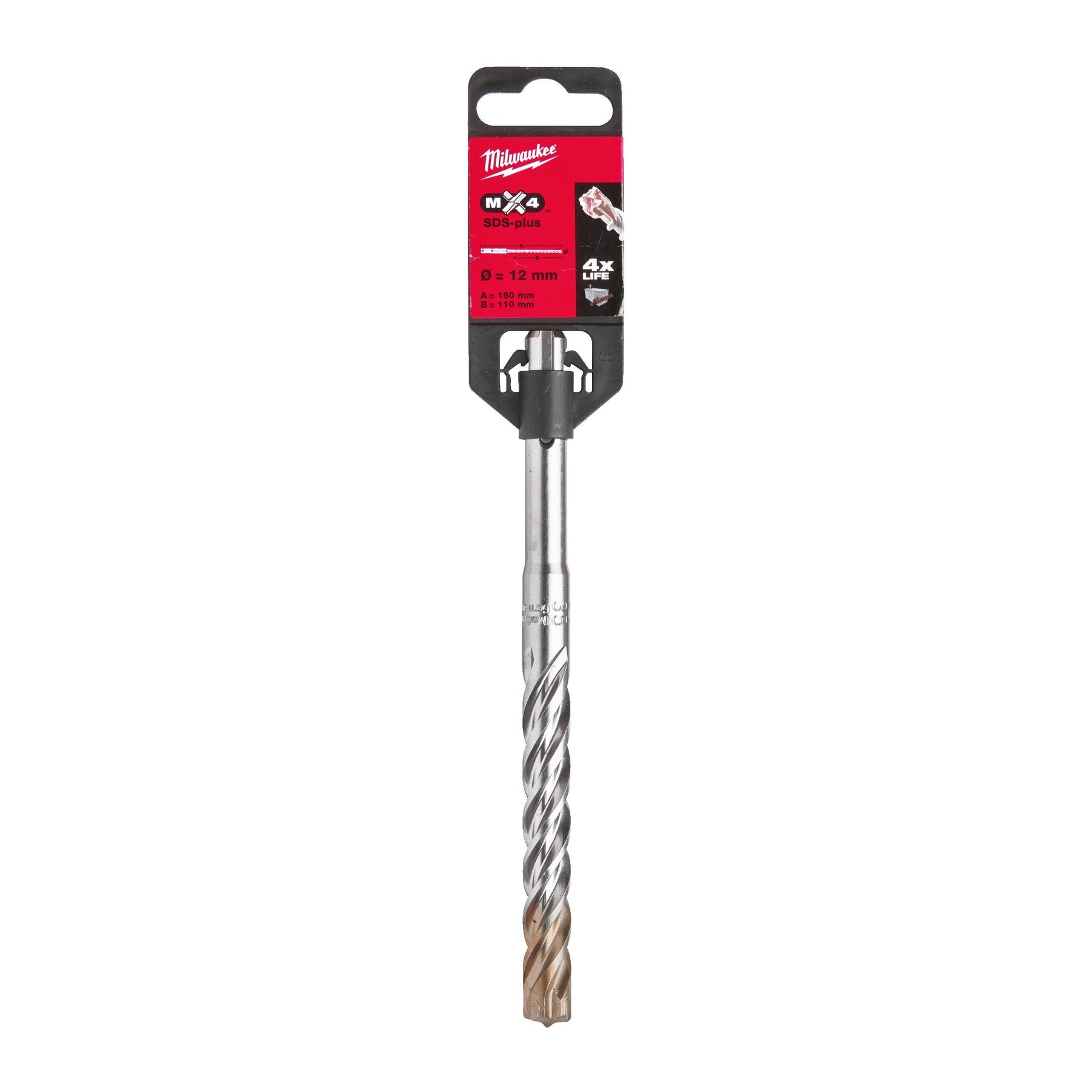 Milwaukee SDS-Plus MX4 Foret marteau - 12 x 160 mm