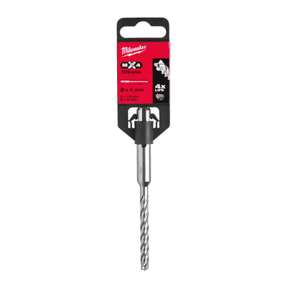 Milwaukee Foret SDS-Plus MX4 - 6 x 115 mm