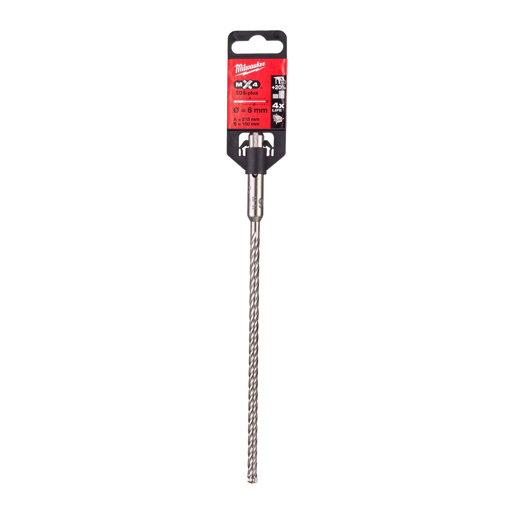 Milwaukee Foret béton SDS-Plus MX4 - 6 x 215 mm