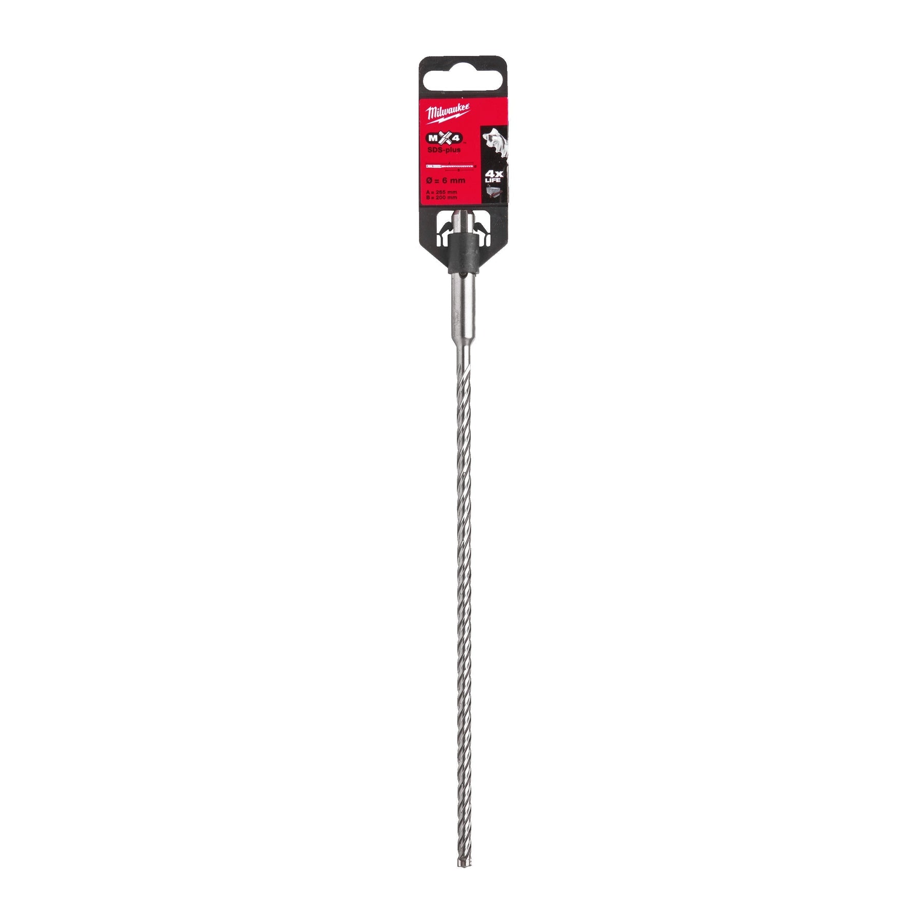 Milwaukee Foret SDS-Plus MX4 - 6 x 265 mm