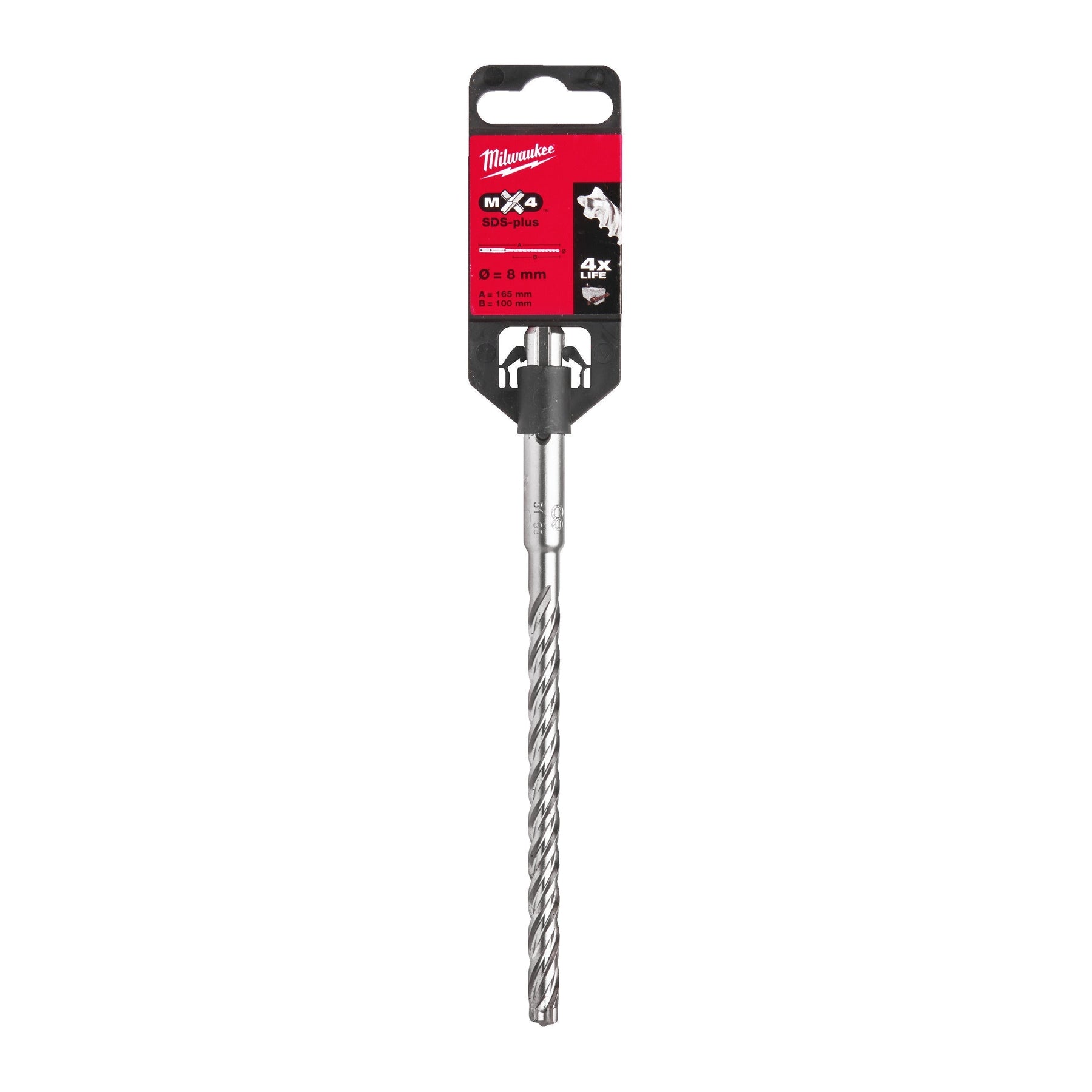Milwaukee Foret SDS-Plus MX4 - 8 x 165 mm