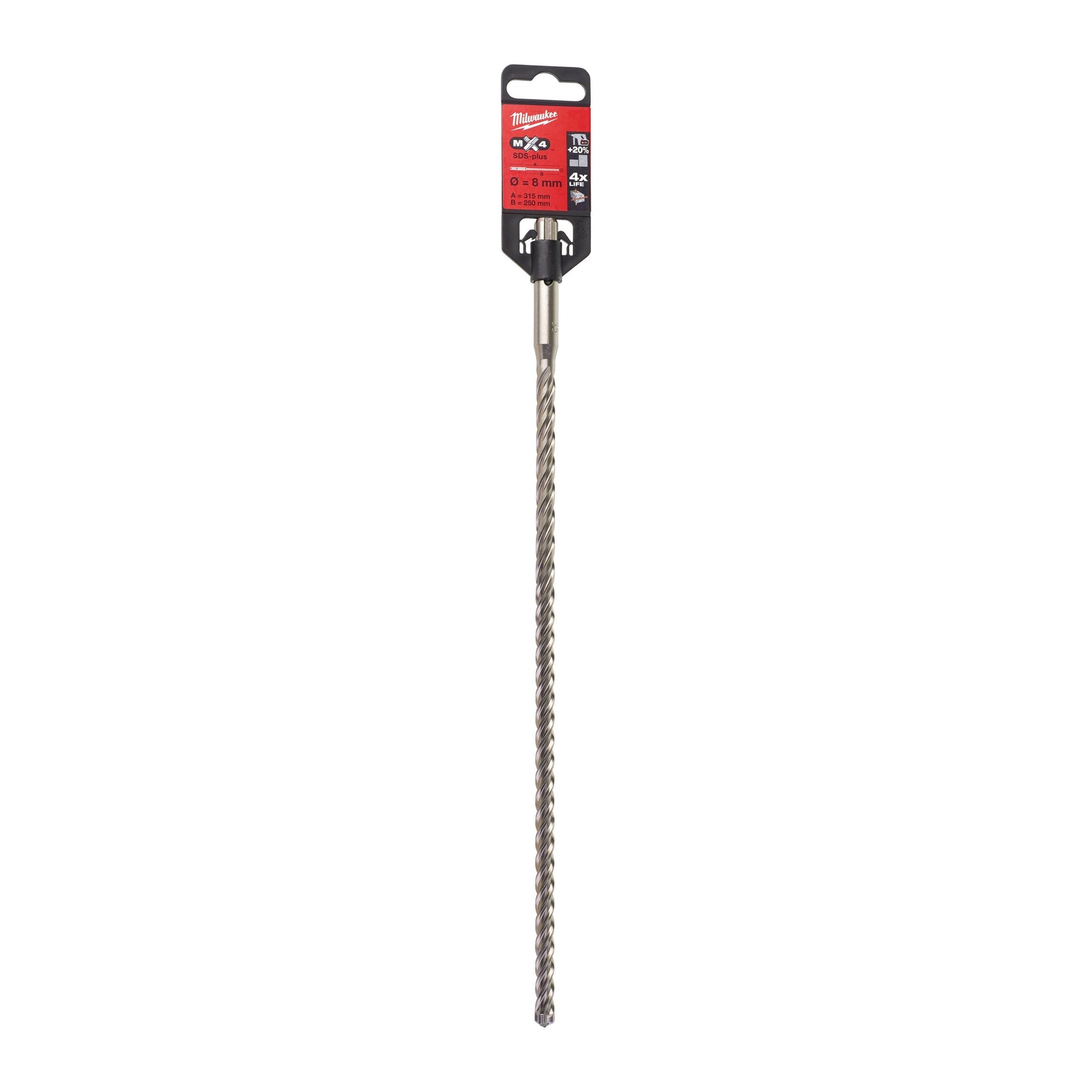 Milwaukee Foret SDS-Plus MX4 - 8 x 315 mm