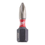 Embouts de vissage Milwaukee SHOCKWAVE™ IMPACT DUTY - Lot de 2 - PZ1 x 25 mm