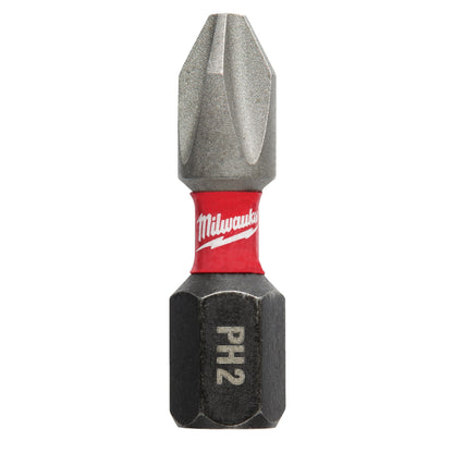 Milwaukee SHOCKWAVE™ IMPACT DUTY Embouts de vissage - Lot de 2 - PH1 x 25 mm