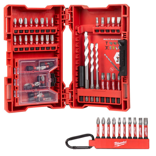 Milwaukee Shockwave Impact Duty – Coffret embouts & forets – 54 pièces