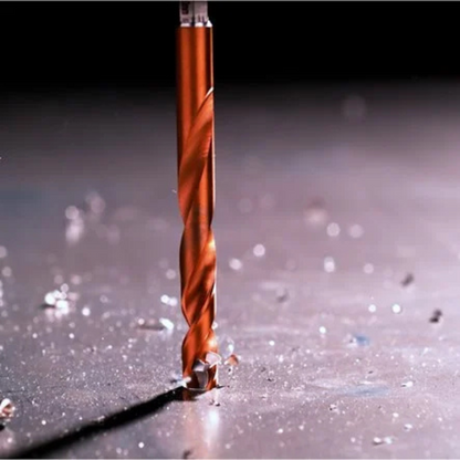 Milwaukee Shockwave HSS-G TiN Red Hex - Coffret de forets métal, 10 pièces