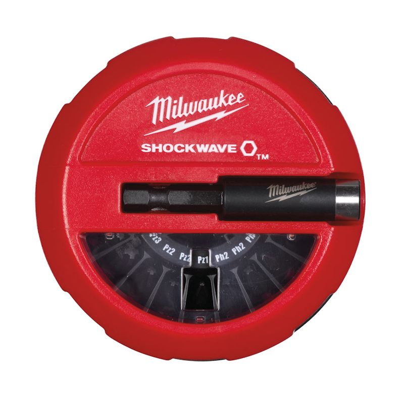 Milwaukee Shockwave Impact Duty Coffret de 15 embouts de vissage