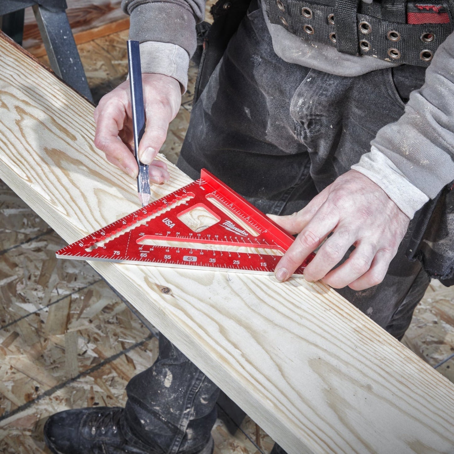 Milwaukee Équerre de charpentier - 18 cm