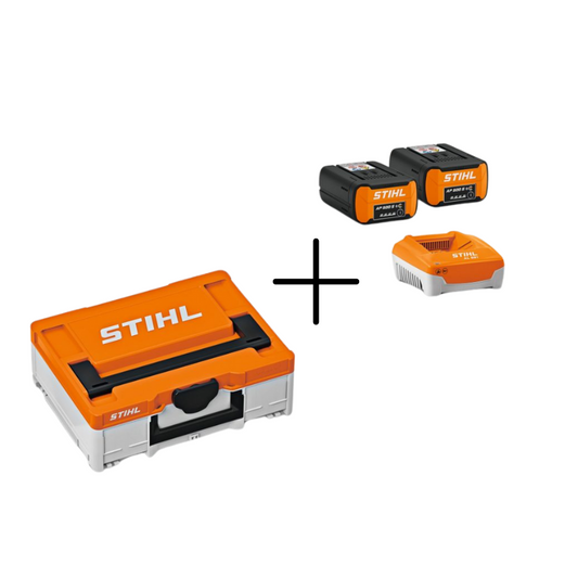 STIHL Power Box EXTREME – Inclus 2x batteries AP 500 S & chargeur rapide AL 501