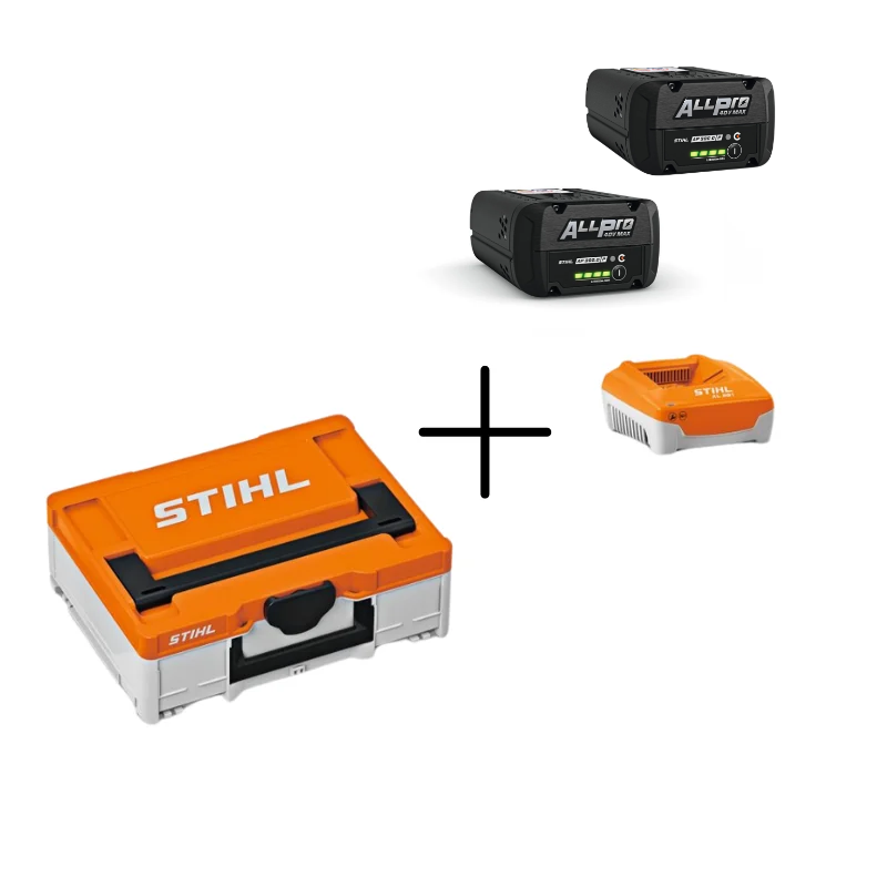 STIHL Power Box EXTREME – Inclus 2x batteries AP 300.0 P Connected & chargeur rapide AL 501