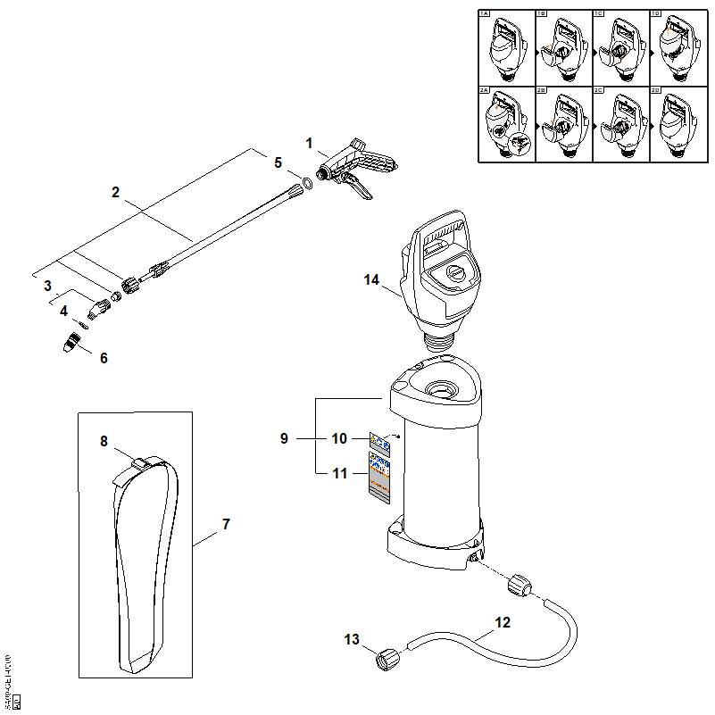 STIHL 42557083107 - Union nut
