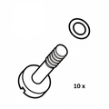 STIHL Jeu de pièces de vis (OEM 0000-007-1902)
