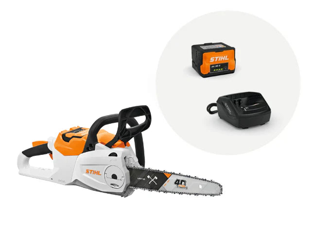 STIHL MSA 80 C‑B Édition Limitée – Tronçonneuse à batterie, batterie & chargeur inclus