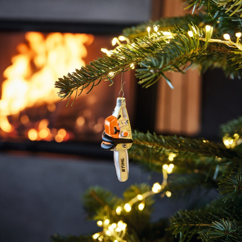 STIHL Boule de Noël tronçonneuse