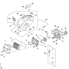 STIHL 00009677238 - Warning pictogram Filler cap