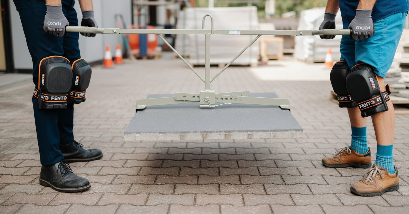 LABORA Pince à dalles / Pince à bordures 2 personnes - 500 - 1100 mm