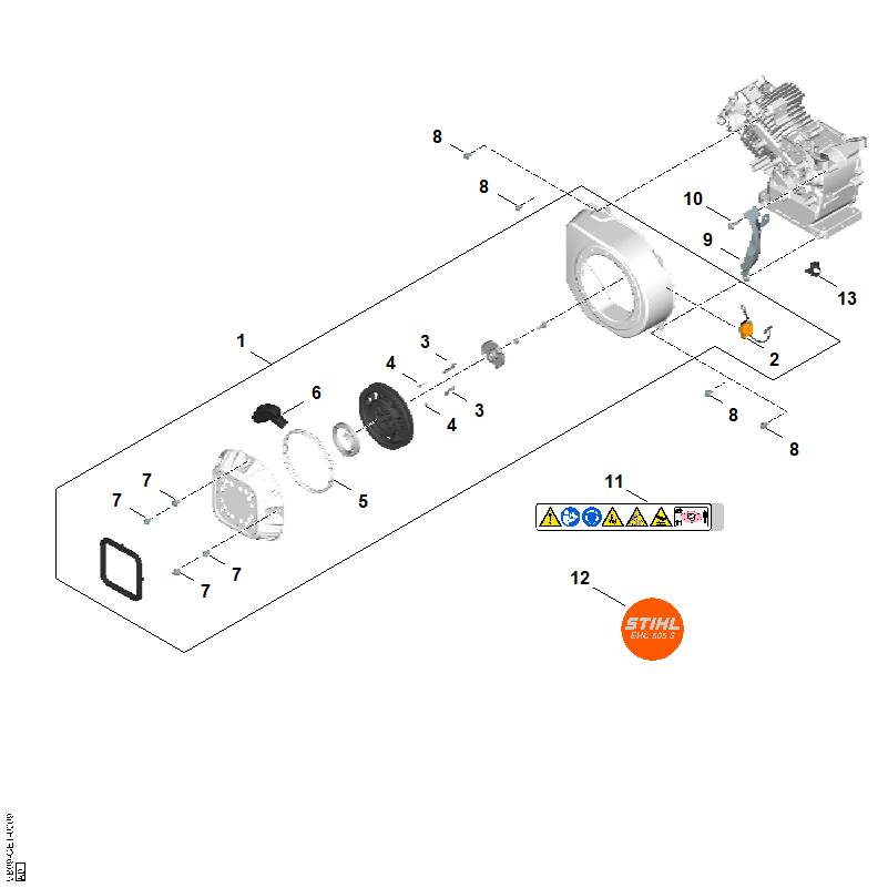 STIHL 00041953401 - Knob