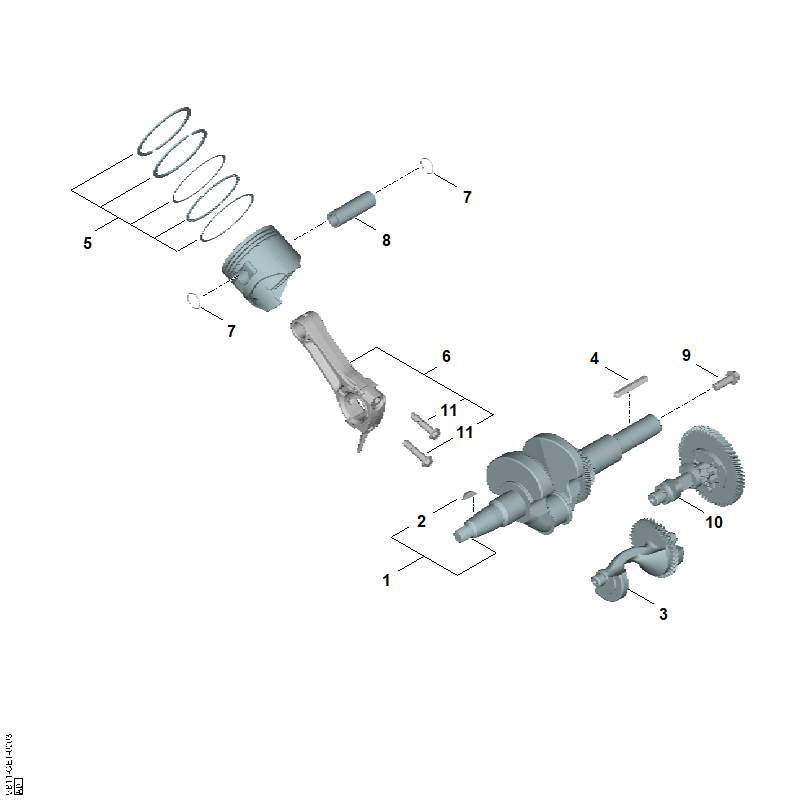 STIHL 00040341501 - Piston pin